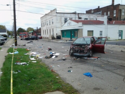 car accident clinton township