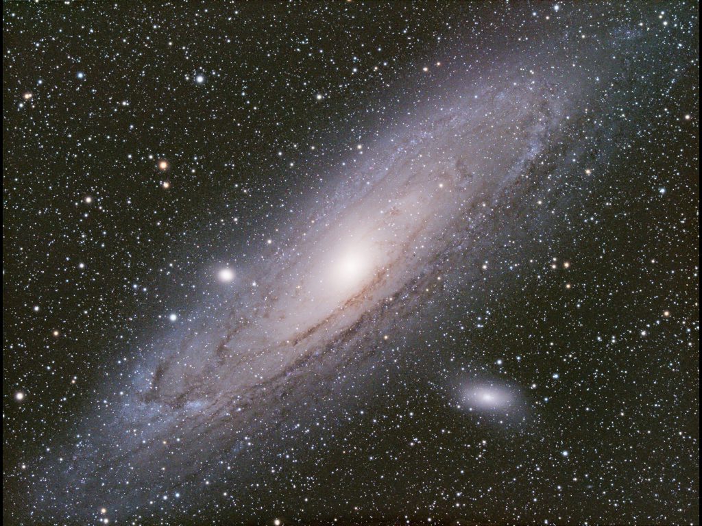 Andromeda Galaxy Image Captured Last Night Near Lafayette – Clinton 