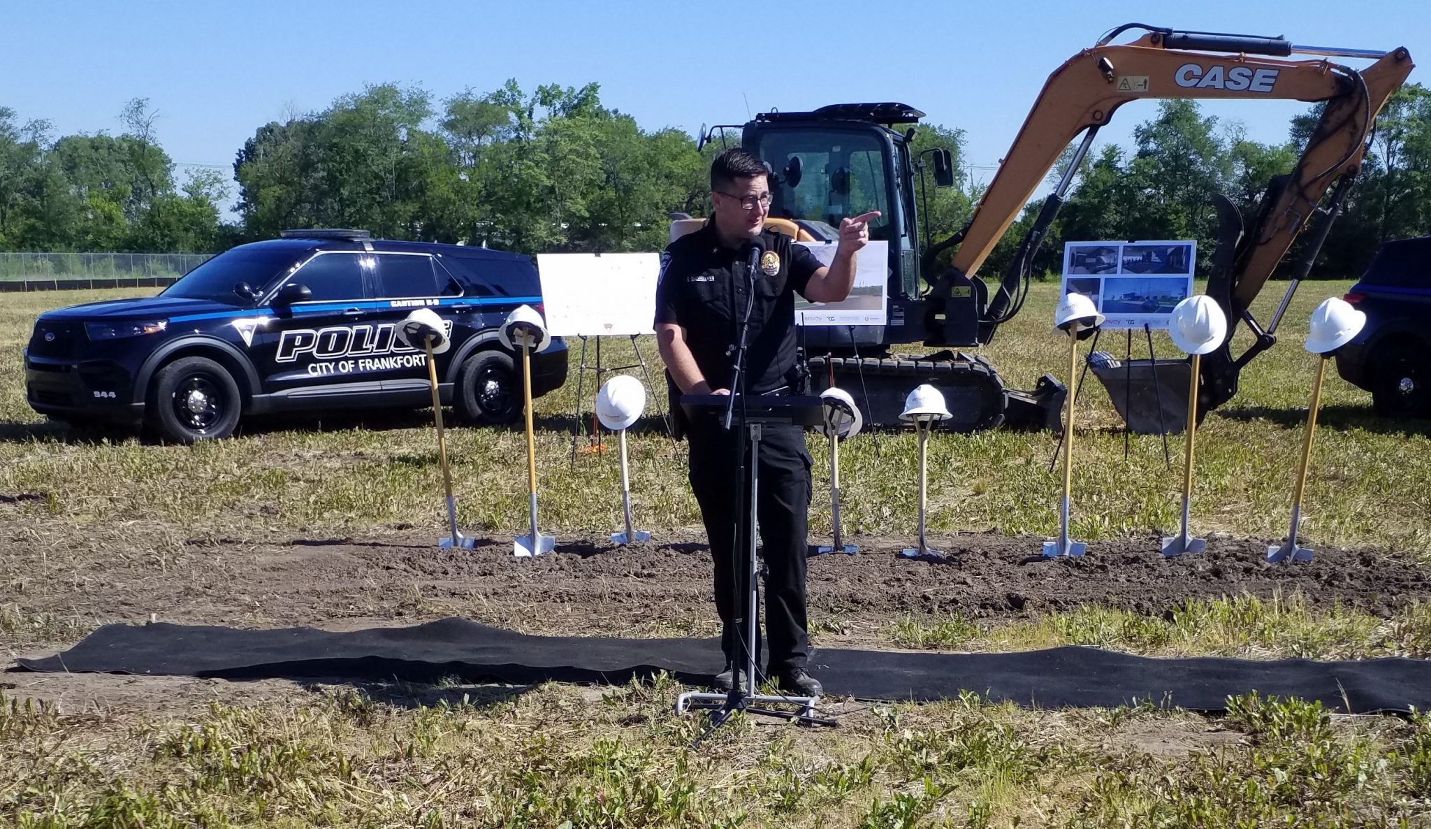 City Hosts Groundbreaking Ceremony for New Frankfort Police Station ...