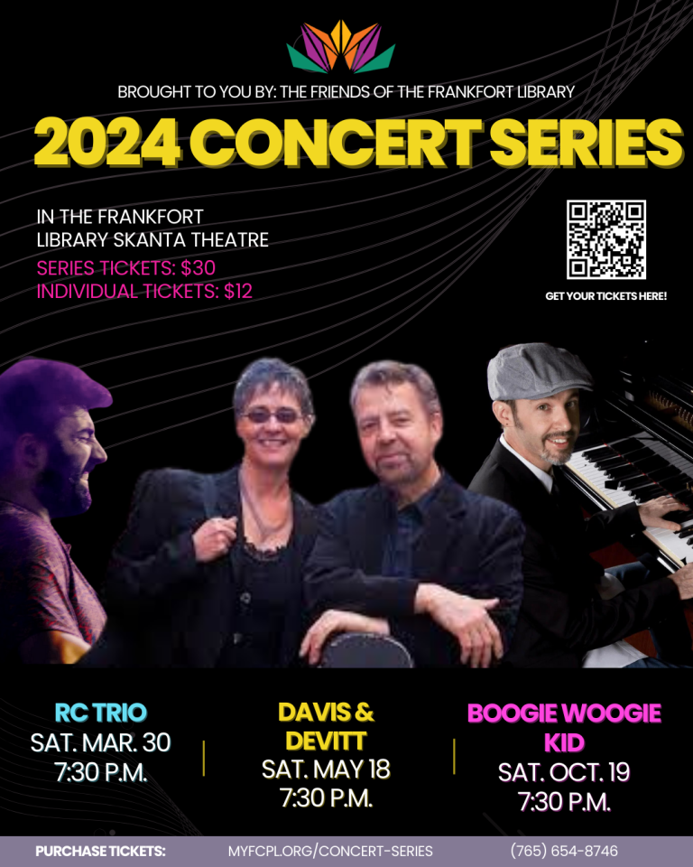 Frankfort Community Public Library Announces 2024 Concert Series