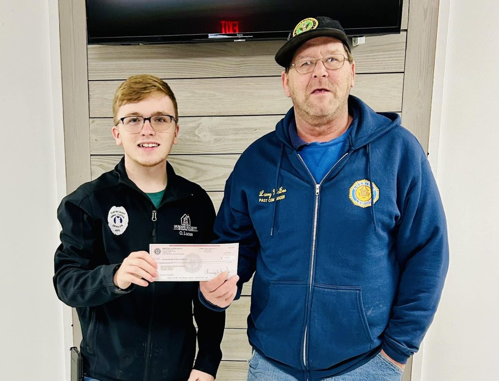 Humane Society Of Clinton County Receives Donation, Showcases Residents