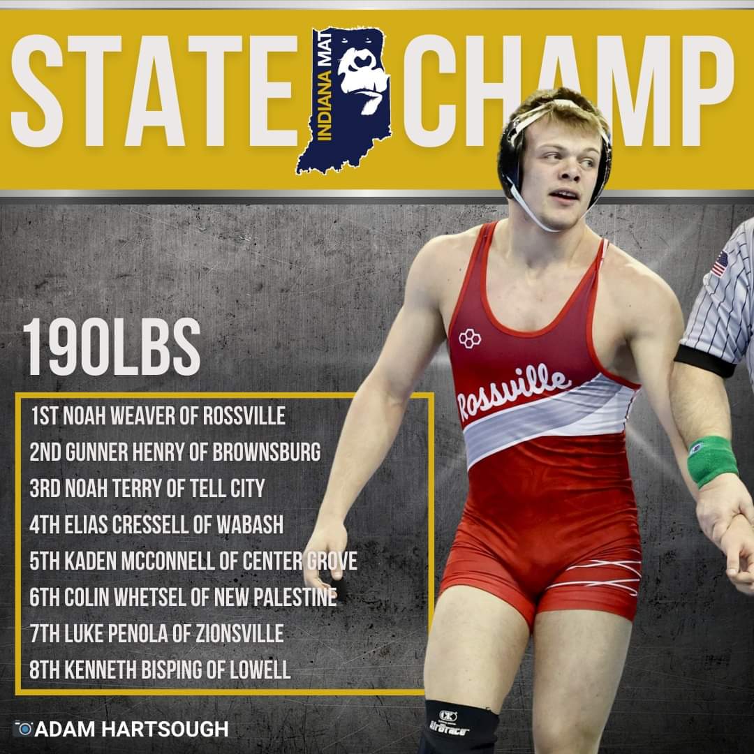 Rossville's Noah Weaver Secures State Title Over #1 Ranked