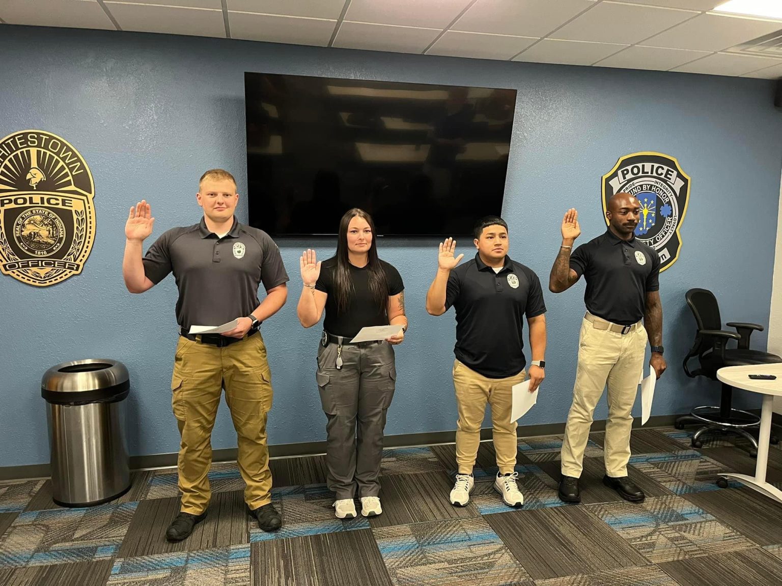 Whitestown Metropolitan Police Department Welcomes New CSI, Three New ...
