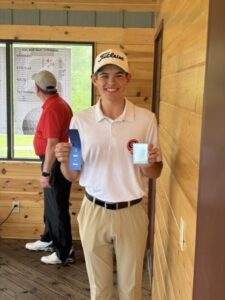 Clinton Prairie Boys Golf Adam Brucken