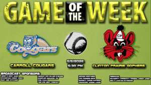 Carroll vs Clinton Prairie Softball