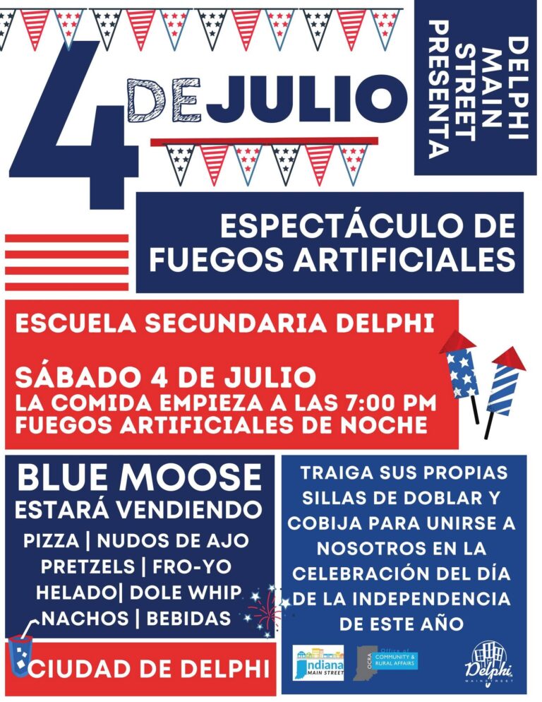 Delphi Main Street Fireworks Set for July 4, 2026, Celebrating America ...