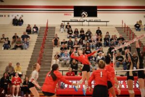 Blaire Wellman approaches an attack photo provided by Jennifer Allinder Stingley